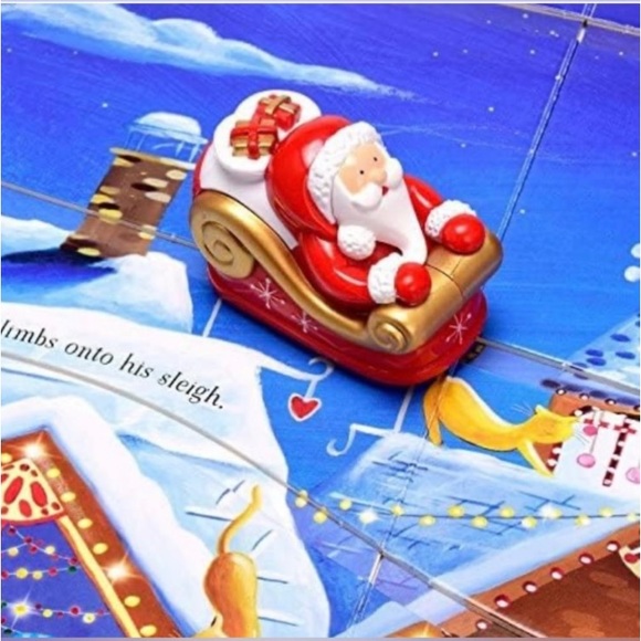 Usborne Pull-Back Busy Santa Book with Sleigh Cart Like New, used once - Picture 12 of 17